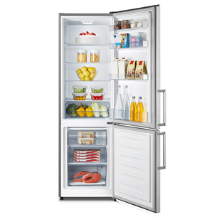 Hisense, 269 л, высота 180 см, серебристый - Холодильник