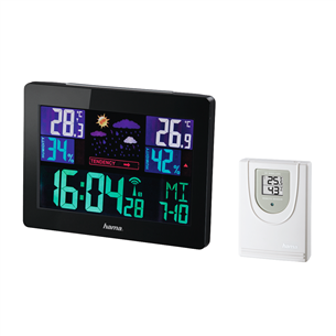 Hama EWS-1400, black/white - Weather station