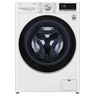 LG, 10.5 kg / 7 kg, depth 56.5 cm, 1400 rpm - Washer-Dryer Combo F4DV710S1E