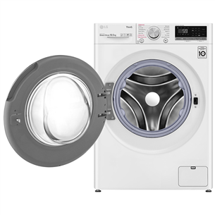 LG, SmartThinQ, 10.5 kg, depth 56.5 cm, 1400 rpm - Front Load Washing Machine