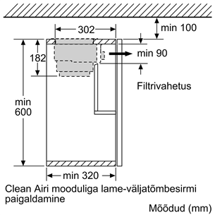 Recirkuliacijos rinkinys Bosch DWZ1IX1C6