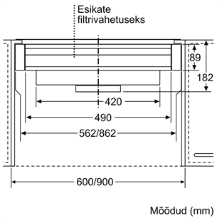 Recirkuliacijos rinkinys Bosch DWZ1IX1C6