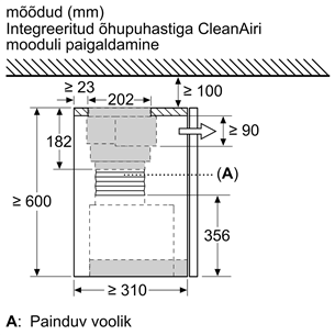 Recirkuliacijos rinkinys Bosch DWZ1IX1C6