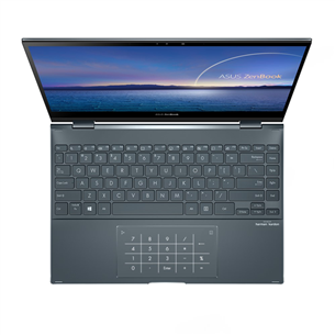 Nešiojamas kompiuteris ASUS ZenBook Flip 13 UX363EA/Intel i5 1135G7/Intel Iris Xe Graphics/SSD 512GB/RAM 8GB/ENG/W10H/ENG/Black