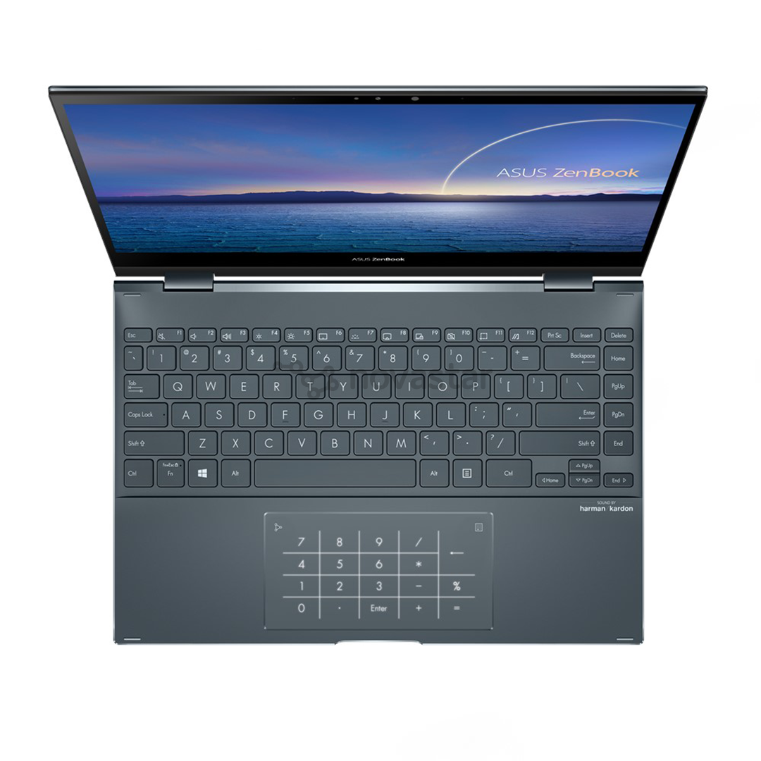 Nešiojamas kompiuteris ASUS ZenBook Flip 13 UX363EA/Intel i5 1135G7/Intel Iris Xe Graphics/SSD 512GB/RAM 8GB/ENG/W10H/ENG/Black