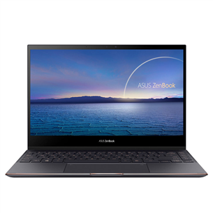 Nešiojamas kompiuteris ASUS ZenBook Flip S UX371EA/Intel i7 1165G7/Intel Iris Xe Graphics/SSD 1TB/RAM 16GB/ENG/W10H/Black