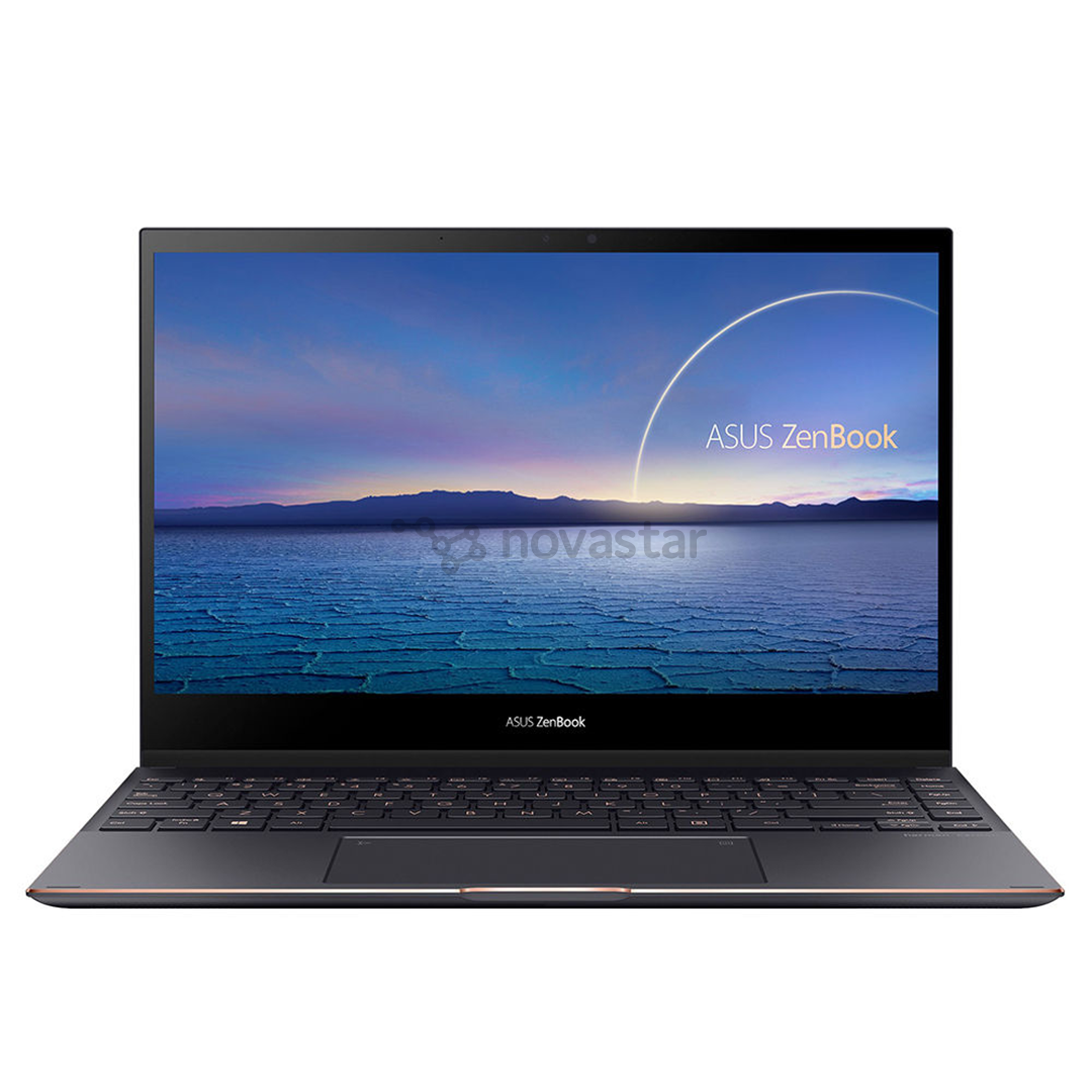 Nešiojamas kompiuteris ASUS ZenBook Flip S UX371EA/Intel i7 1165G7/Intel Iris Xe Graphics/SSD 1TB/RAM 16GB/ENG/W10H/Black