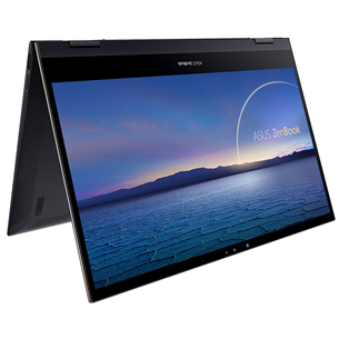 Nešiojamas kompiuteris ASUS ZenBook Flip S UX371EA/Intel i7 1165G7/Intel Iris Xe Graphics/SSD 1TB/RAM 16GB/ENG/W10H/Black