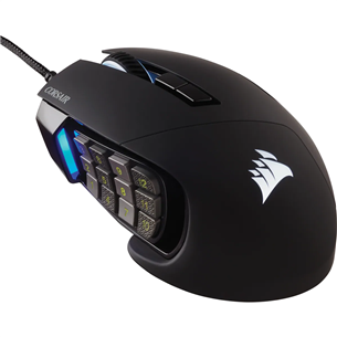 Pelė Mouse Corsair Scimitar RGB Elite, Laidinė