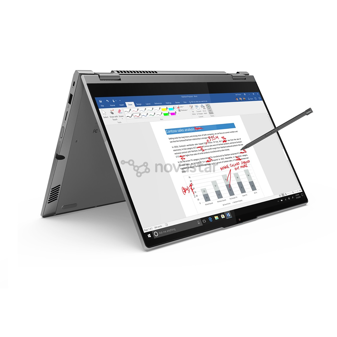 Nešiojamas kompiuteris Lenovo ThinkBook 14s Yoga ITL/Intel Core i5-1135G7/Intel Iris Xe Graphics/SSD 256GB/RAM 16GB/ENG/W10P/BT