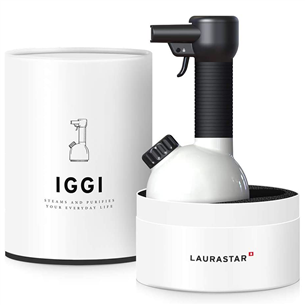 Laurastar IGGI Pure White, 850 Вт, белый/черный - Ручной отпариватель