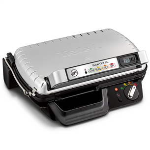 Tefal Supergrill XL Timer, 2400 Вт, черный/нерж. сталь - Электрический гриль GC461B34