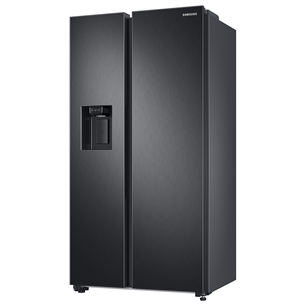 Samsung, water & ice dispenser, 634 L, height 178 cm, black - SBS Refrigerator