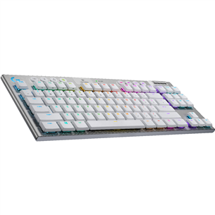 Klaviatūra Logitech G915 TKL Tactile SWE, belaidė, balta