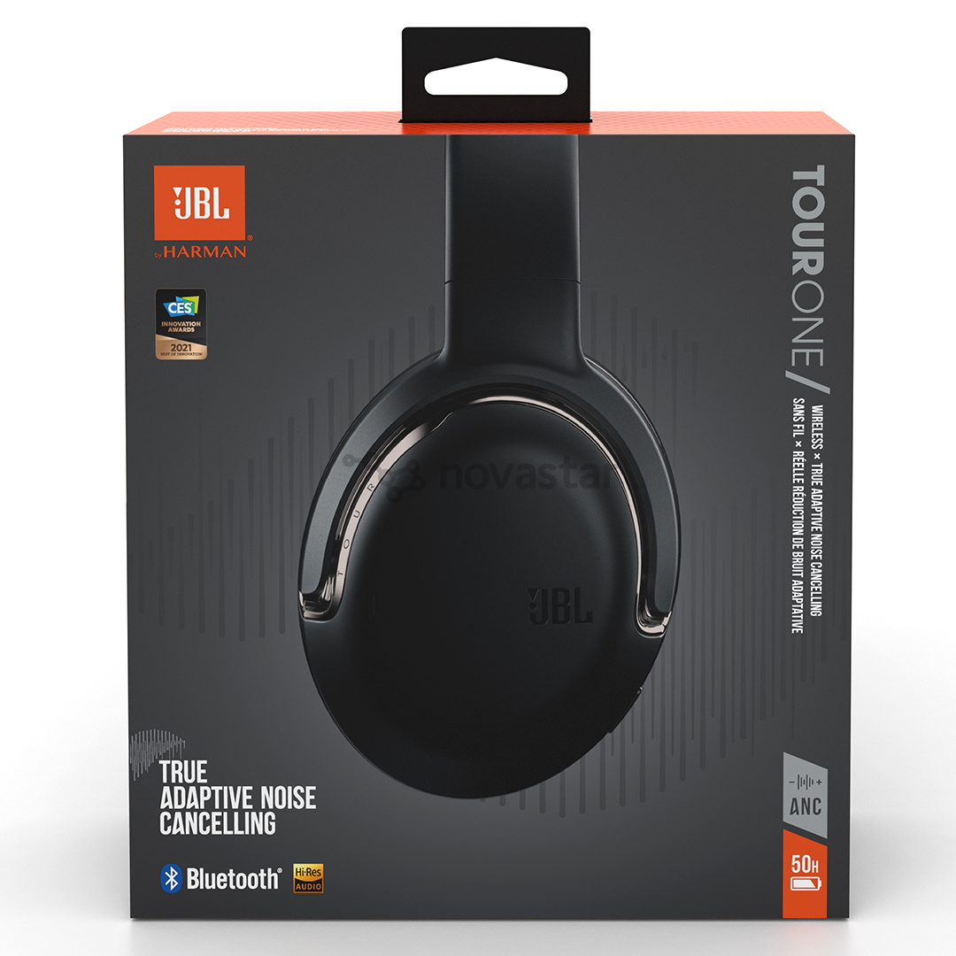 Belaidės ausinės JBL TOUR ONE, Juoda