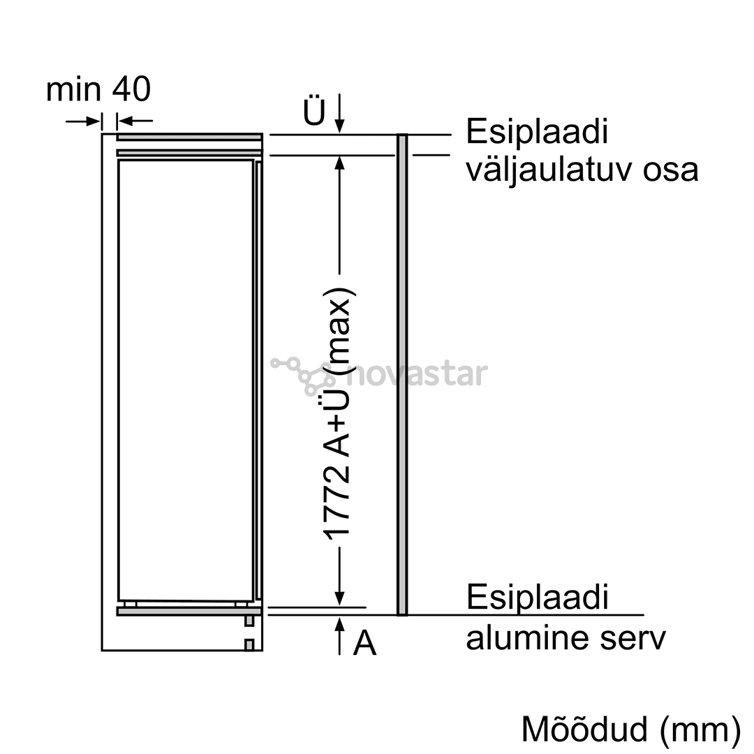 Šaldytuvas Bosch KIR81VFF0