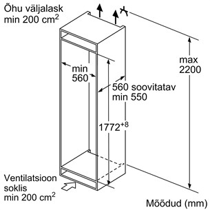 Šaldytuvas Bosch KIR81VFF0