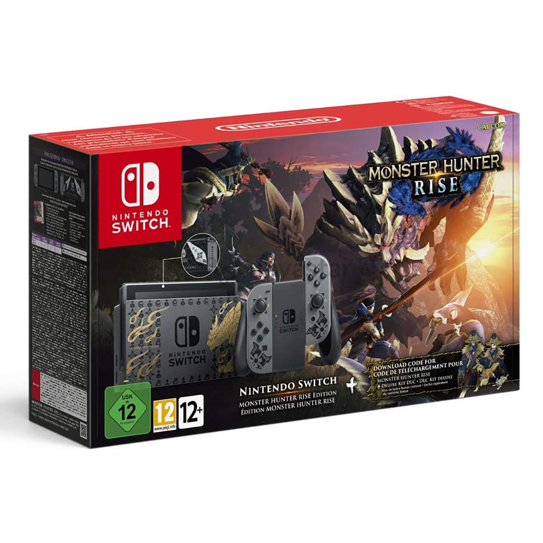 Žaidimų konsolė Nintendo Switch + Monster Hunter Rise Edition
