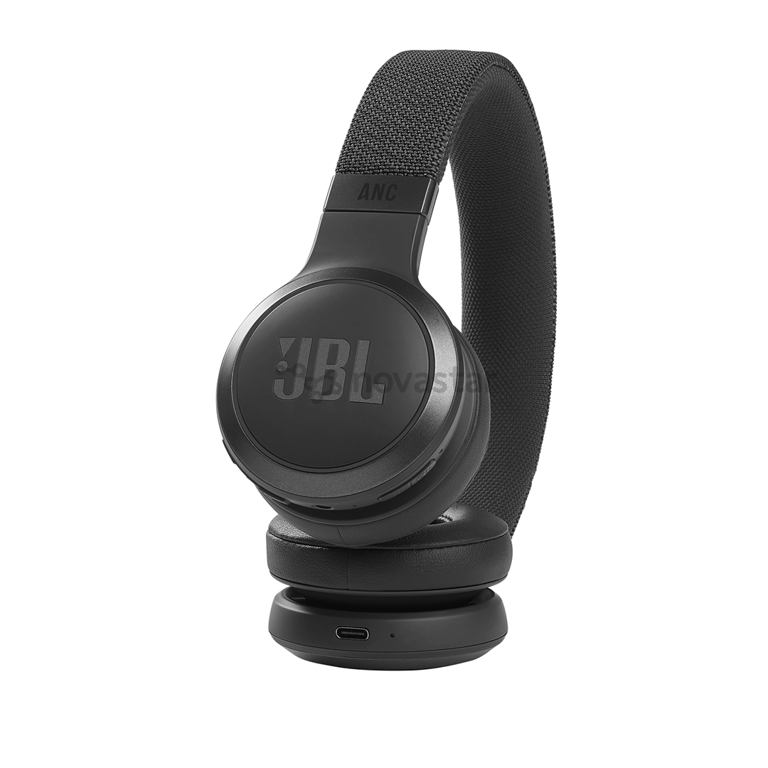 Ausinės JBL LIVE 460NC, Belaidės, Juodos