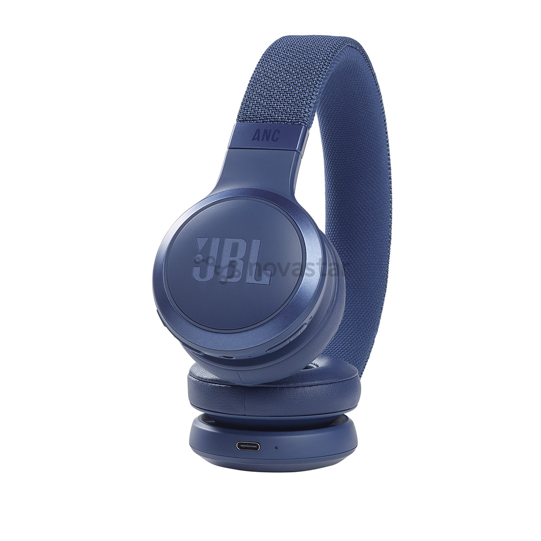 JBL Live 460, mėlynos - Belaidės ausinės