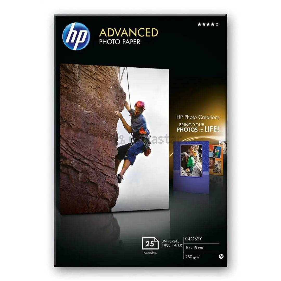 Foto popierius HP Advanced Glossy 10 x 15, 25 vnt.