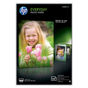 Foto popierius HP Everyday Glossy 10x15, 100 lapų CR757A