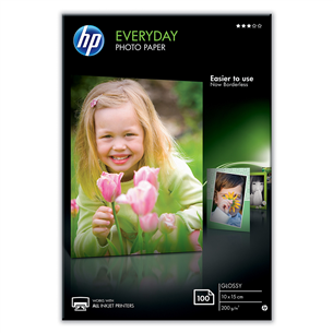 Фотобумага HP Everyday Glossy 10x15 см (100 листов)