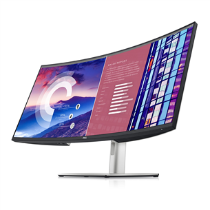 Dell UltraSharp U3821DW, 38'', WQHD+, LED IPS, изогнутый, серый - Монитор