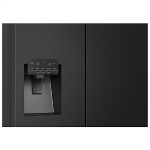 Hisense, water dispenser, 585 L, height 179 cm, black - SBS Refrigerator