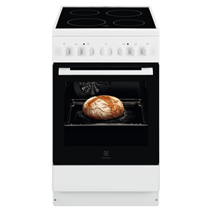 Electrolux, 54 L, white - Freestanding Ceramic Cooker