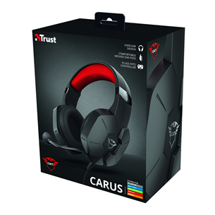 Trust GXT 323 Carus Gaming, черный - Игровая гарнитура