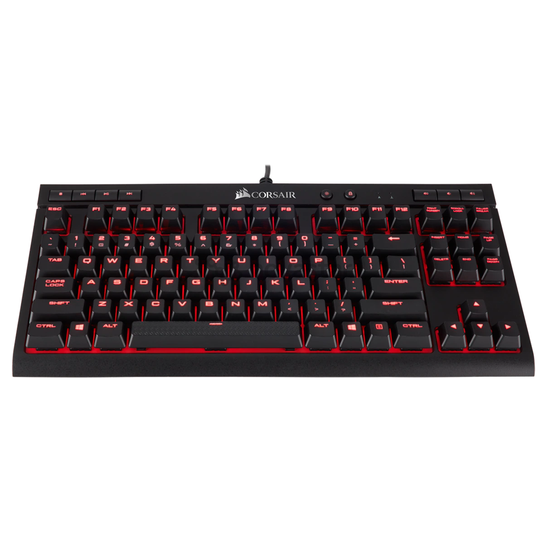 Klaviatūra Corsair K63 Cherry MX Red, SWE, Laidinė