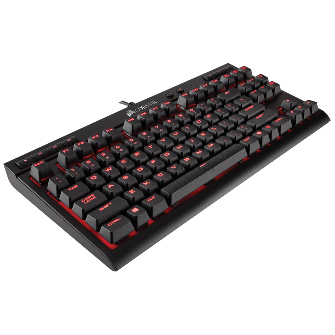 Klaviatūra Corsair K63 Cherry MX Red, SWE, Laidinė