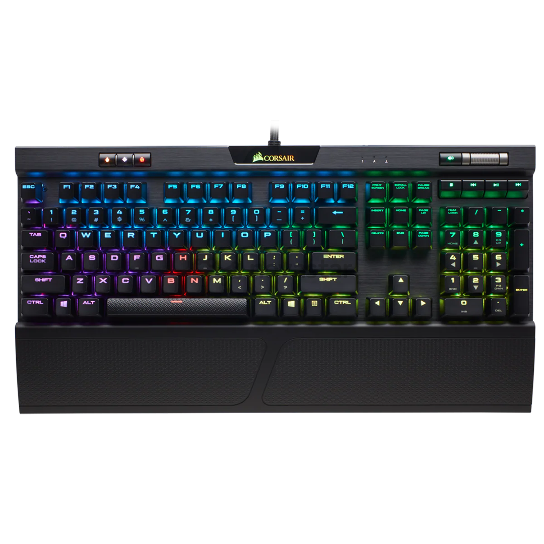 Klaviatūra Corsair K70 RGB MK.2 Cherry MX Speed ,SWE, laidinė