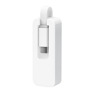 Adapteris TP-Link UE300C, USB-C -> RJ45 Gigabit Ethernet, white