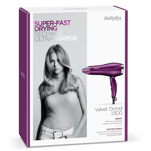 Plaukų džiovintuvas Babyliss Velvet Orchid 5513PE