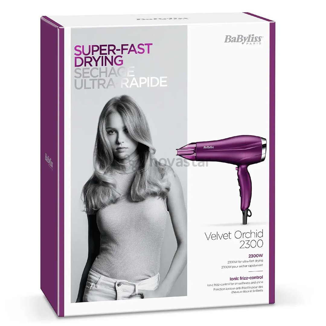 Plaukų džiovintuvas Babyliss Velvet Orchid 5513PE
