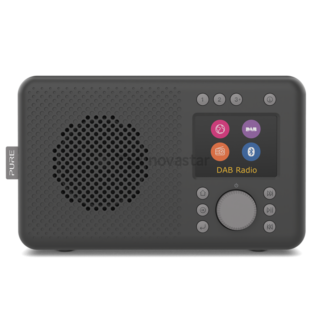 Pure Elan Connect AllInOne Radio, FM, DAB+, black Portable