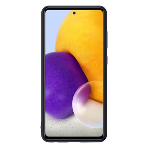 Dėklas Samsung Galaxy A72, Silikoninis, Juodas