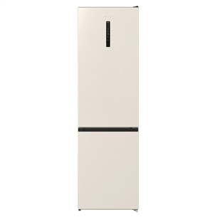 Gorenje, CrispZone, 331 L, height 200 cm, beige - Refrigerator NRK6202AC4