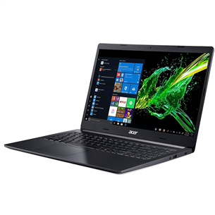Nešiojamas kompiuteris Acer Aspire 5/AMD Ryzen 5 5500U/AMD Radeon RX Vega 7/512 GB SSD; 16 GB RAM/W10H/Black