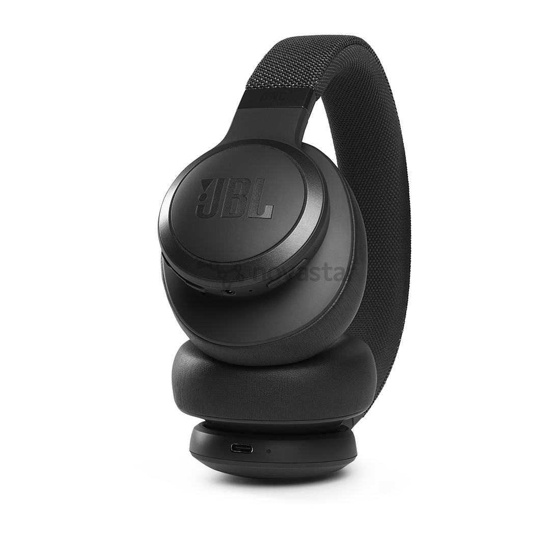 Ausinės JBL LIVE 660NC, Belaidės, Juodos