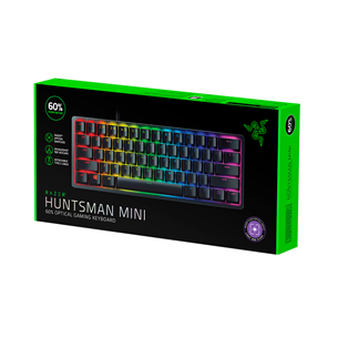 Klaviatūra Razer Huntsman Mini Red Switch, SWE, laidinė