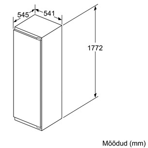 Įmontuojmas šaldytuvas Bosch KIL82VSF0