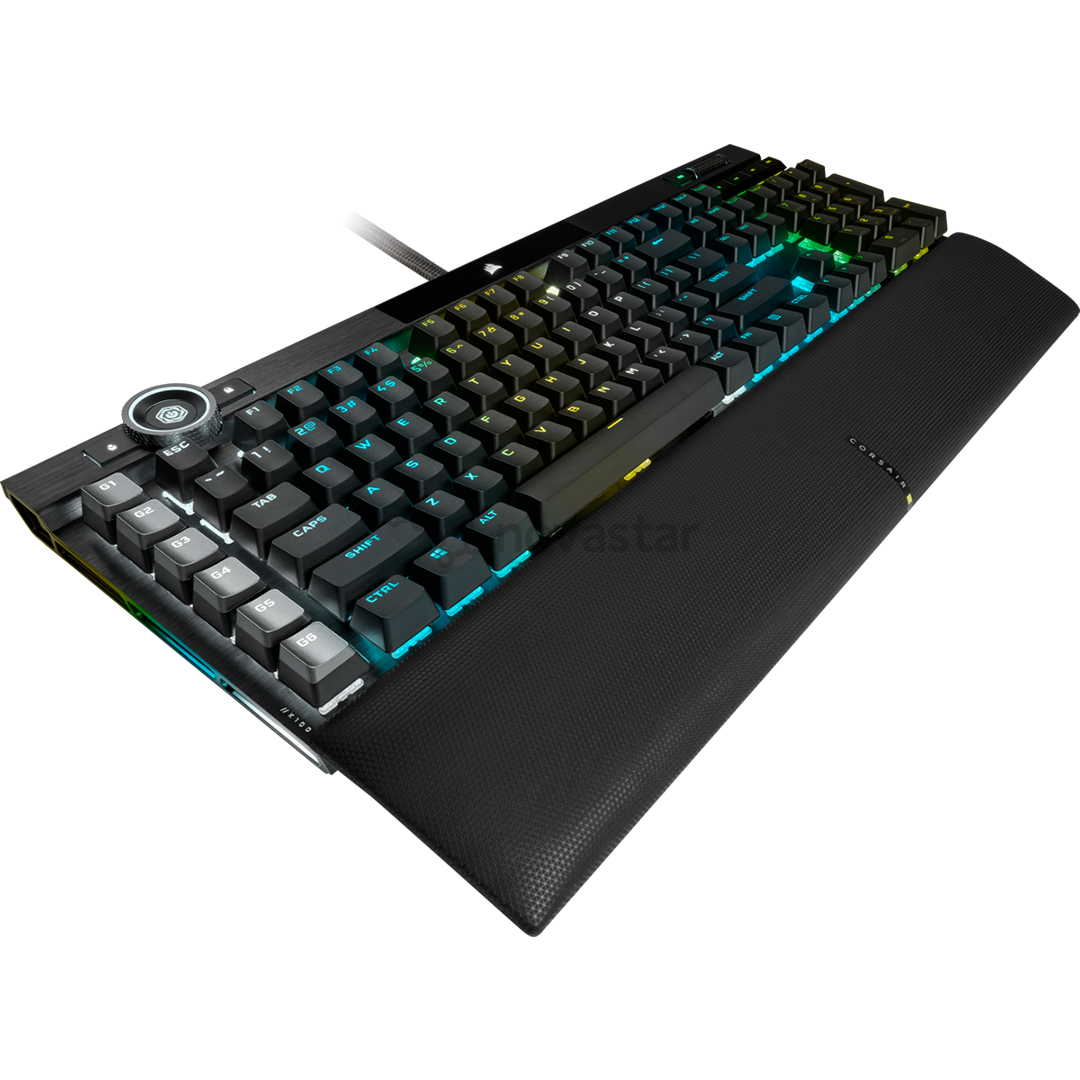 Klaviatūra Corsair K100 RGB OPX, SWE, Laidinė