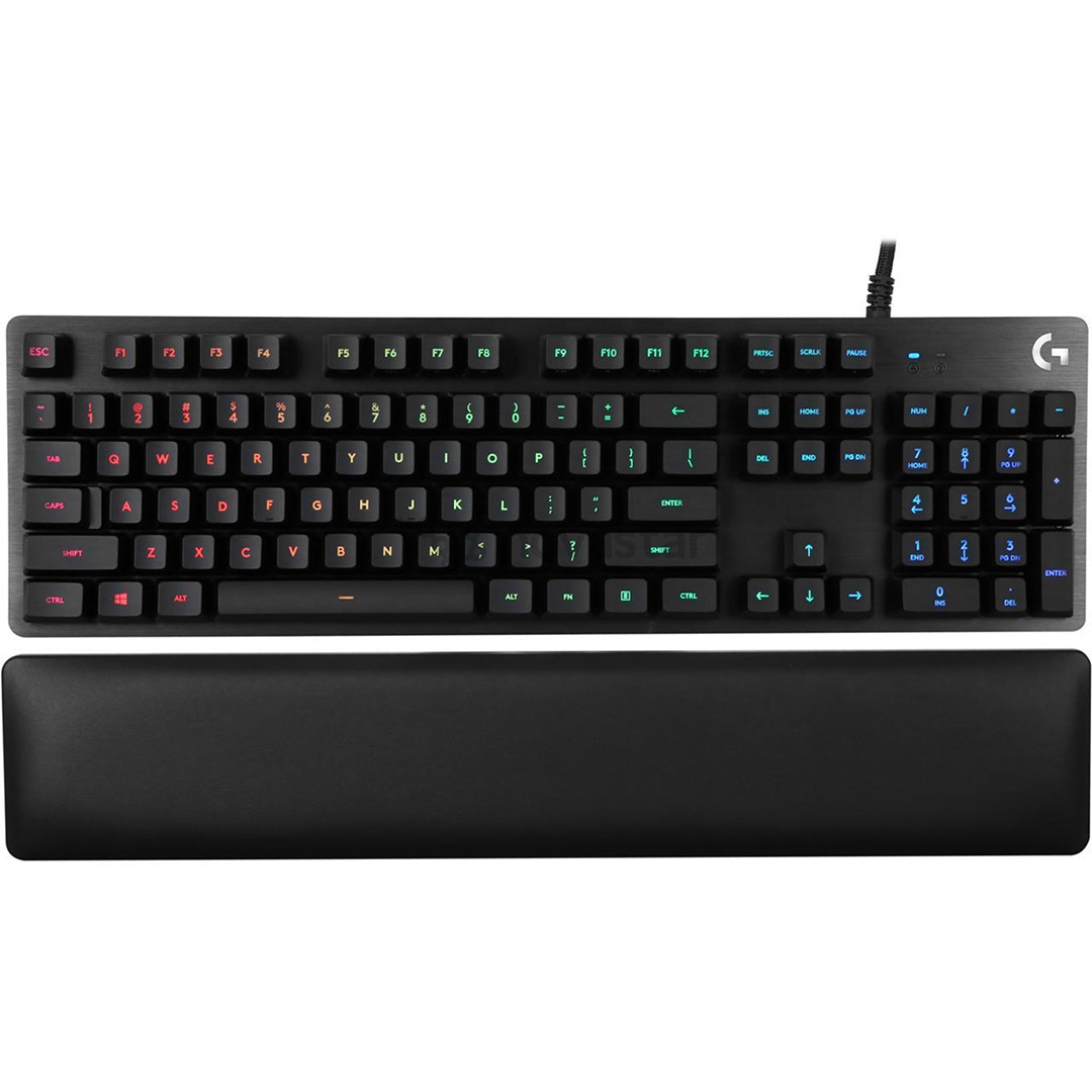 Klaviatūra Logitech G513 Carbon Lightsynch, GX Brown, laidinė, SWE