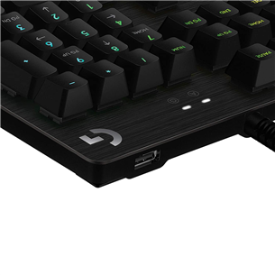 Logitech G512 Carbon Lightsync, GX Red, SWE, black - Mechanical Keyboard