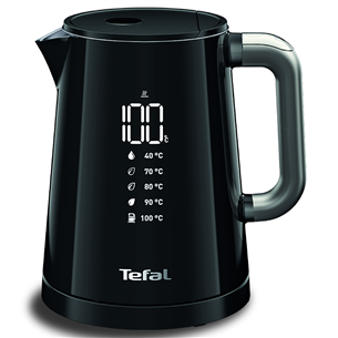 Tefal Smart & Light, pегулировка температуры, 1 л, черный - Чайник KO8548