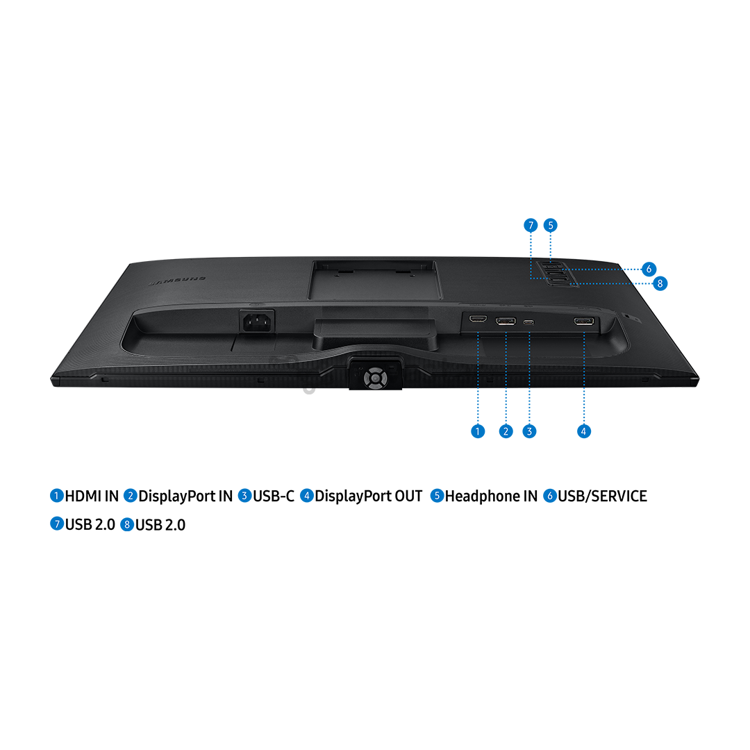 Monitorius Samsung LS24A600UCUXEN