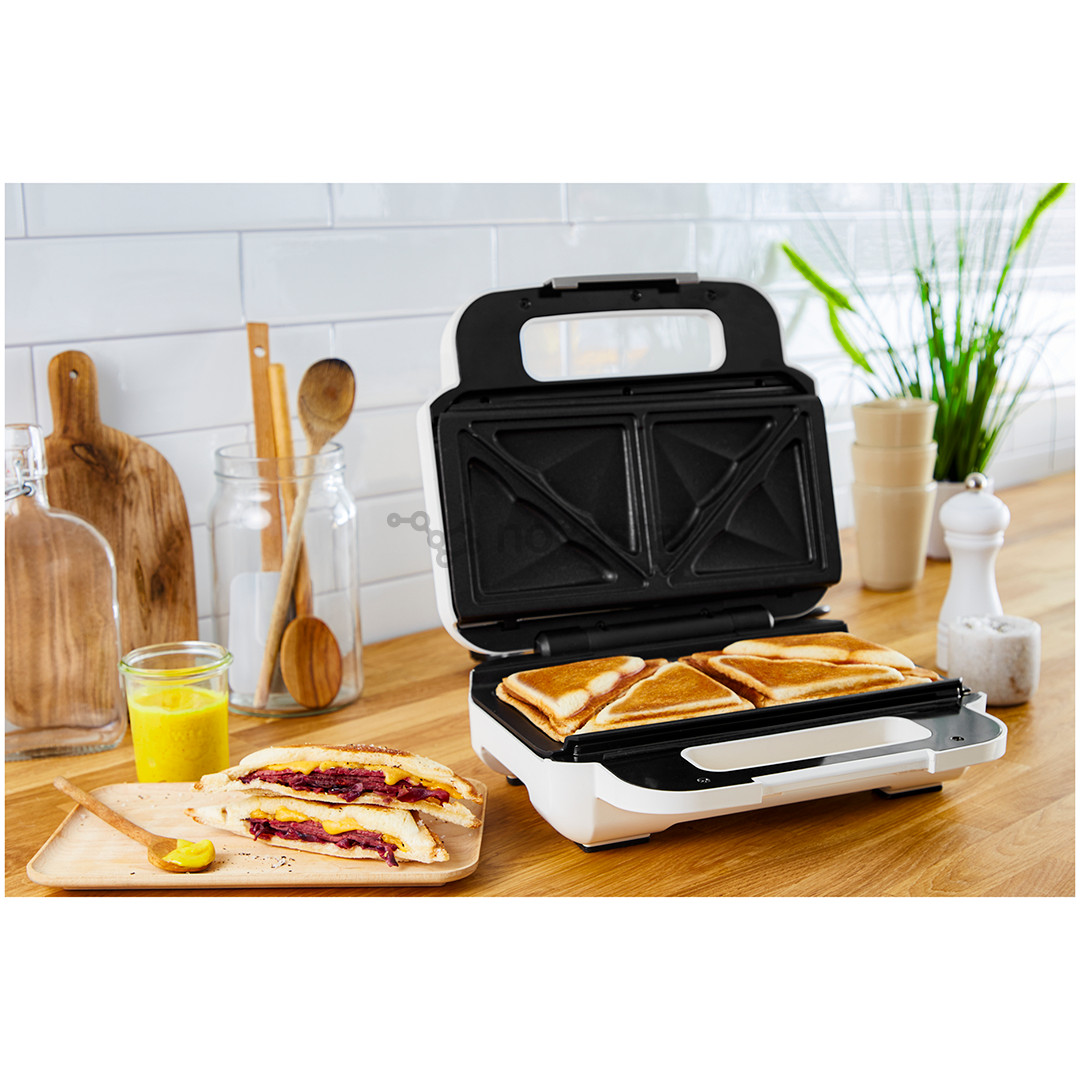 Tefal Snack XL, 850 Вт, белый - Контактный тостер